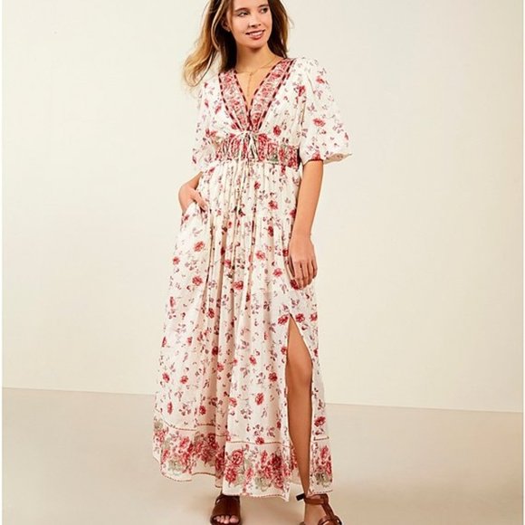 Free People Dresses & Skirts - Free People Women's Lysette Boho Style Floral Maxi Dress Size M | L | XL